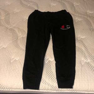 Authentic Champion Sweatpant Joggers w Fleece Logo